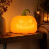 Újratölthető LED Halloween tök asztali lámpa időzítővel