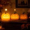 Újratölthető LED Halloween tök asztali lámpa időzítővel