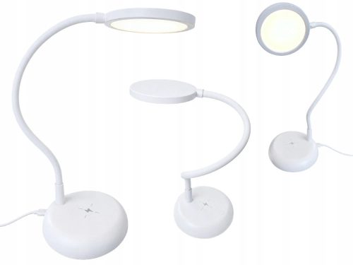 LED Rugalmas érintős USB-C asztali lámpa, fehér