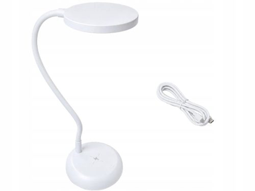 LED Rugalmas érintős USB-C asztali lámpa, fehér