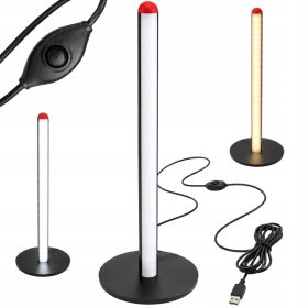   Modern Álló asztali LED USB lámpa fényerőszabályozással, 50 cm