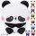 SZILIKON PANDA LED RGB ÉJSZAKAI LÁMPA GYEREKEKNEK