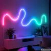 Okos 360° rugalmas RGB Neon LED Szalag Szett, Bluetooth App Vezérlés, 5m