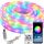 Okos 360° rugalmas RGB Neon LED Szalag Szett, Bluetooth App Vezérlés, 10m