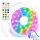Neon LED szalag RGB Bluetooth alkalmazással, távirányítóval kültérre és beltérre, vízálló, 5m, 240V