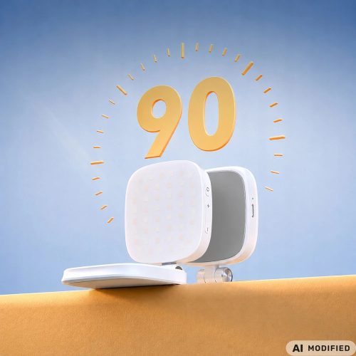 SmallRig Vibe P48 Hordozható LED Videólámpa Telefonra – Mágneses Szelfilámpa Vlogoláshoz