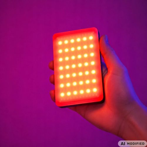 Zseb rgb-w led fotólámpa, 138 led-del, 2700k–6500k