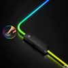 Nagy Méretű RGB Világító Gamer Egérpad – 14 Világítási Mód, Vízálló Szövet, USB, 90x40 cm