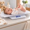Digitális Babamérleg 2in1, Levehető Tálca 60 cm-es Mérőléccel, Súlyrögzítő Funkció, 100 kg-ig
