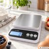 TY-909 LCD kijelzős digitális konyhai mérleg és ékszermérleg, tárázó funkcióval, 5 kg / 1 g, Fehér