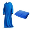 Belebújós hosszú Snuggie gyapjú takaró olvasáshoz, pihenéshez